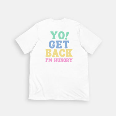white shirt with funny saying 