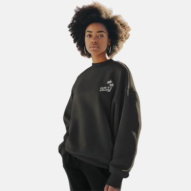 black palm crewneck sweatshirt