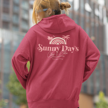 pink SUNNY DAYS HOODIE lazy day wear