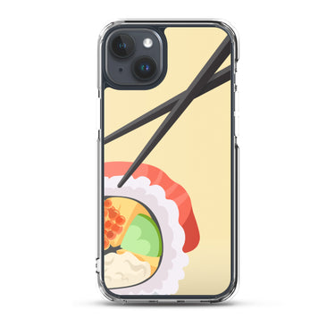 SUSHI IPHONE CLEAR CASE 14 pro