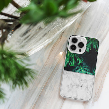 urban plant life clear iPhone case