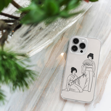 GEISHA IPHONE CLEAR CASE 13 pro