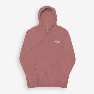 pigment maroon READY NEVER HOODIE