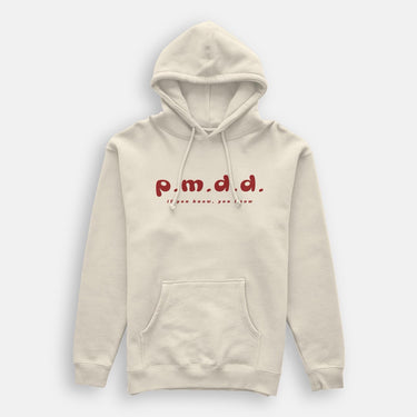 self care hoody letter graphic pmdd cream hoody kangaroo pocket