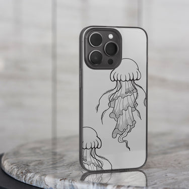 JELLYFISH IPHONE CLEAR CASE 15 pro