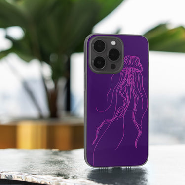 NEON JELLY fish IPHONE 11 pro CLEAR CASE
