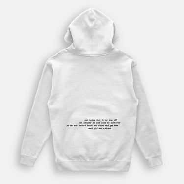 paragraph on the back of hoodie