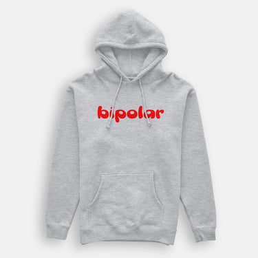 mental health hoody with bipolar on the front