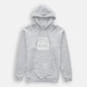 gray ready never hoody with kangaroo front  pokets