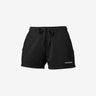 black CLAY & CHLOE CALI WASH SHORTS