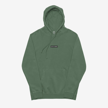 alpine green heavy weight CLAY & CHLOE CALI WASH HOODIE