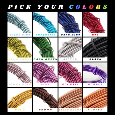 handmade colorful ring wire options