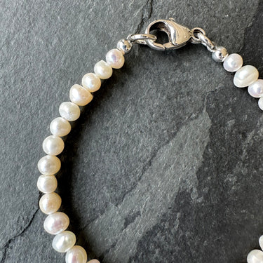 handcrafted FRESHWATER PEARL BEAD BRACELET 