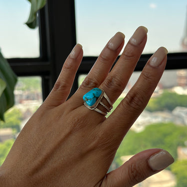 handcrafted TURQUOISE RING