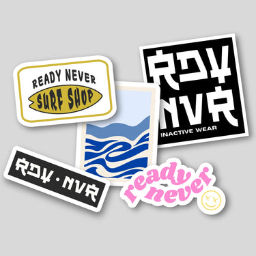 READY NEVER STICKER PACK