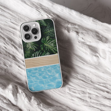 sand and water clear iPhone case 12 pro