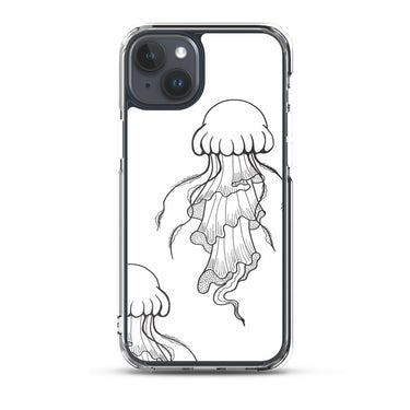 JELLYFISH IPHONE CLEAR CASE iPhone 14