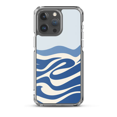 WAVES IPHONE CLEAR CASE 14 pro