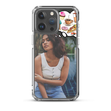 cute girl day dream clear iPhone case