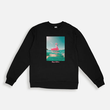 POOLS CREWNECK SWEATSHIRT black