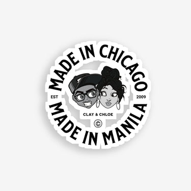 made in chicago made in manila sticker