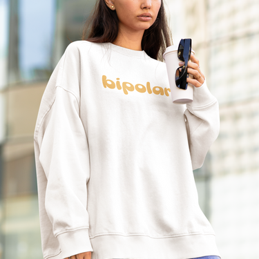 oversize bipolar crewneck sweatshirt 