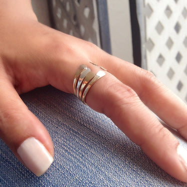 stackable minimalist ring for women and teens