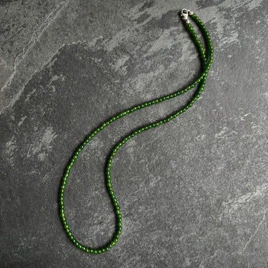 minimalist jade beads necklace for men