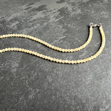 BEAD NECKLACE WITH YELLOW JADE for him
