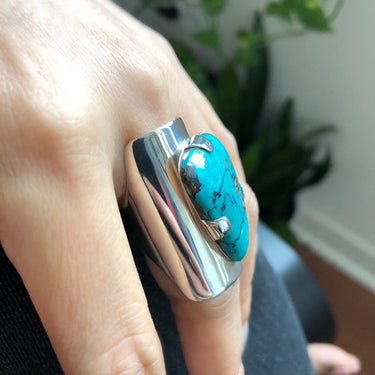 TURQUOISE SHIELD RING