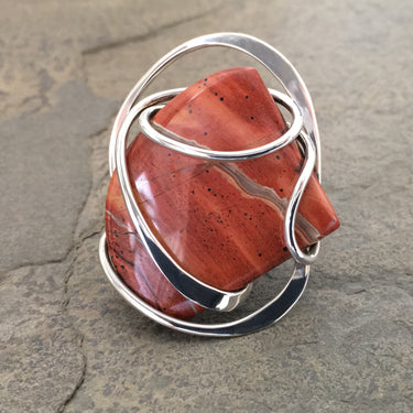 RED COAST WAVE RING